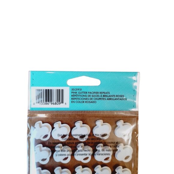 Jolee's Boutique Pink Glitter Pacifier Stickers 25 pieces (New) Embellishments - Picture 3 of 3